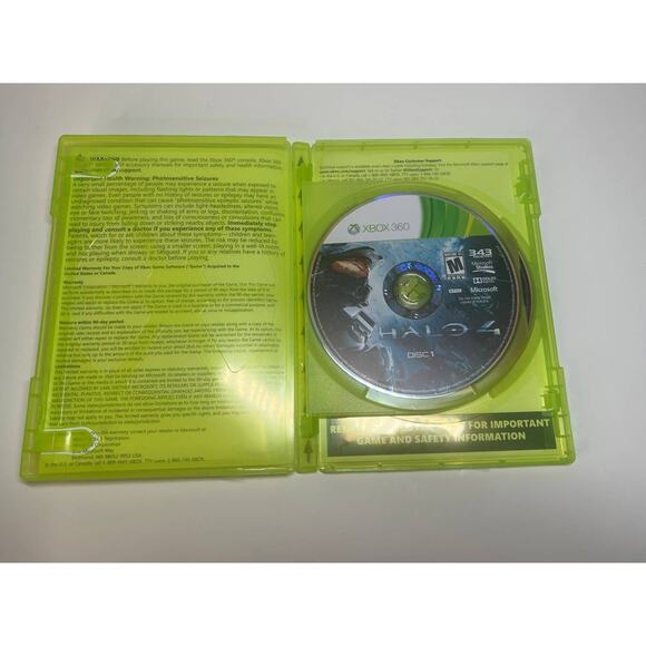 Halo 4 XBox 360 Game + Halo 4 Official Game Guide Prima Microsoft Studios - Picture 2 of 8